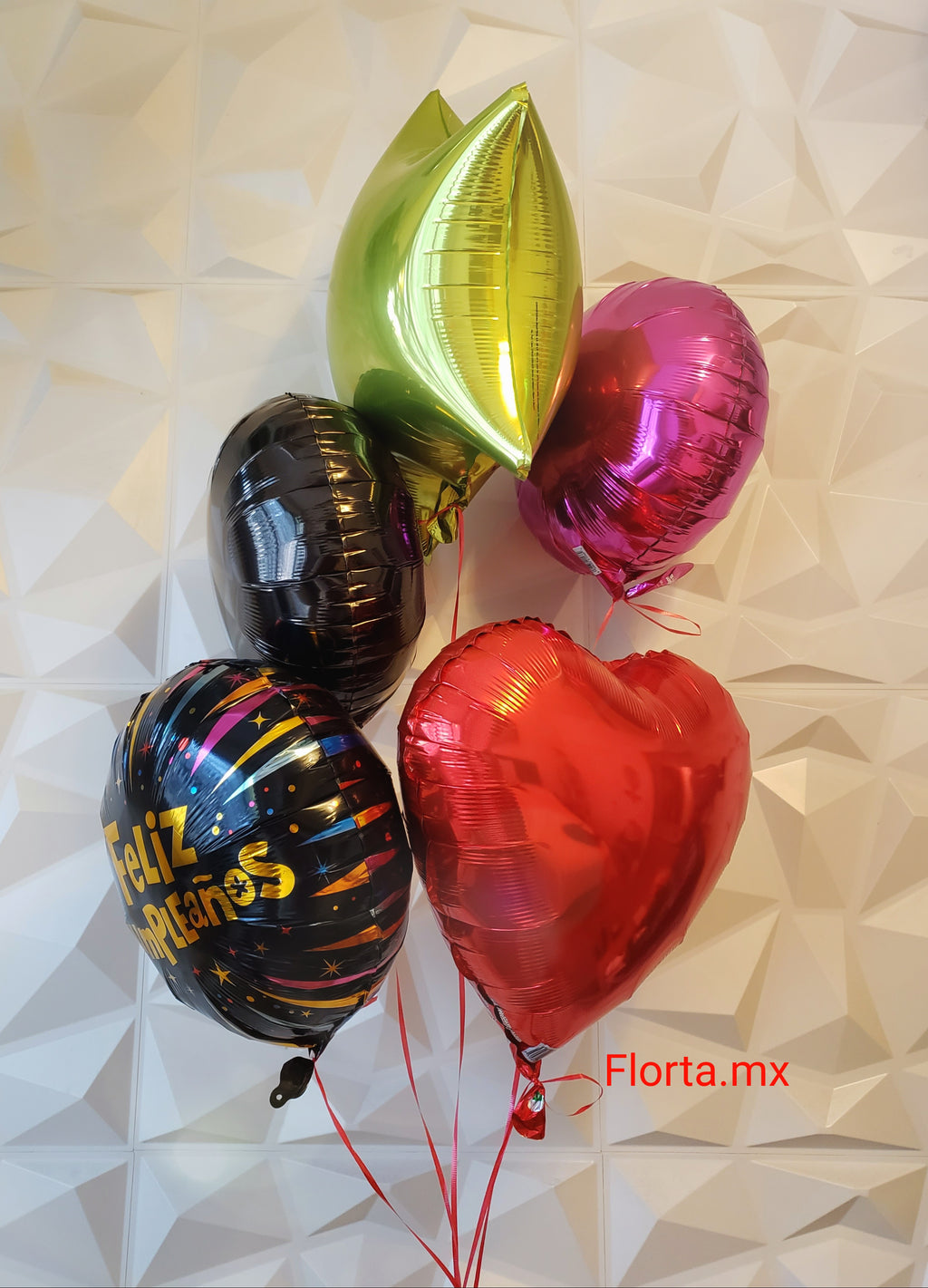 Bouquet Globos Feliz Cumpleaños