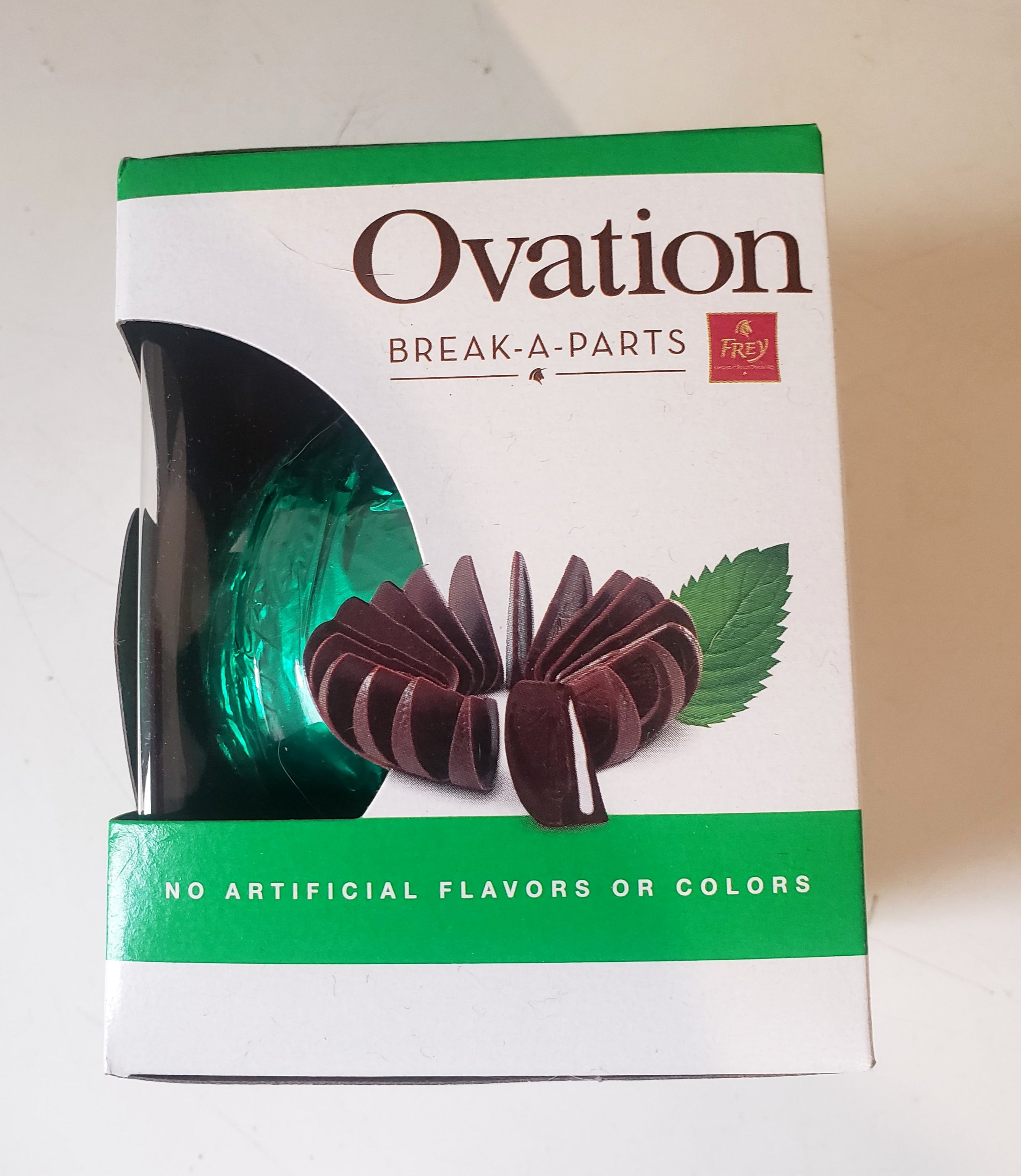 Chocolate con crema de menta
