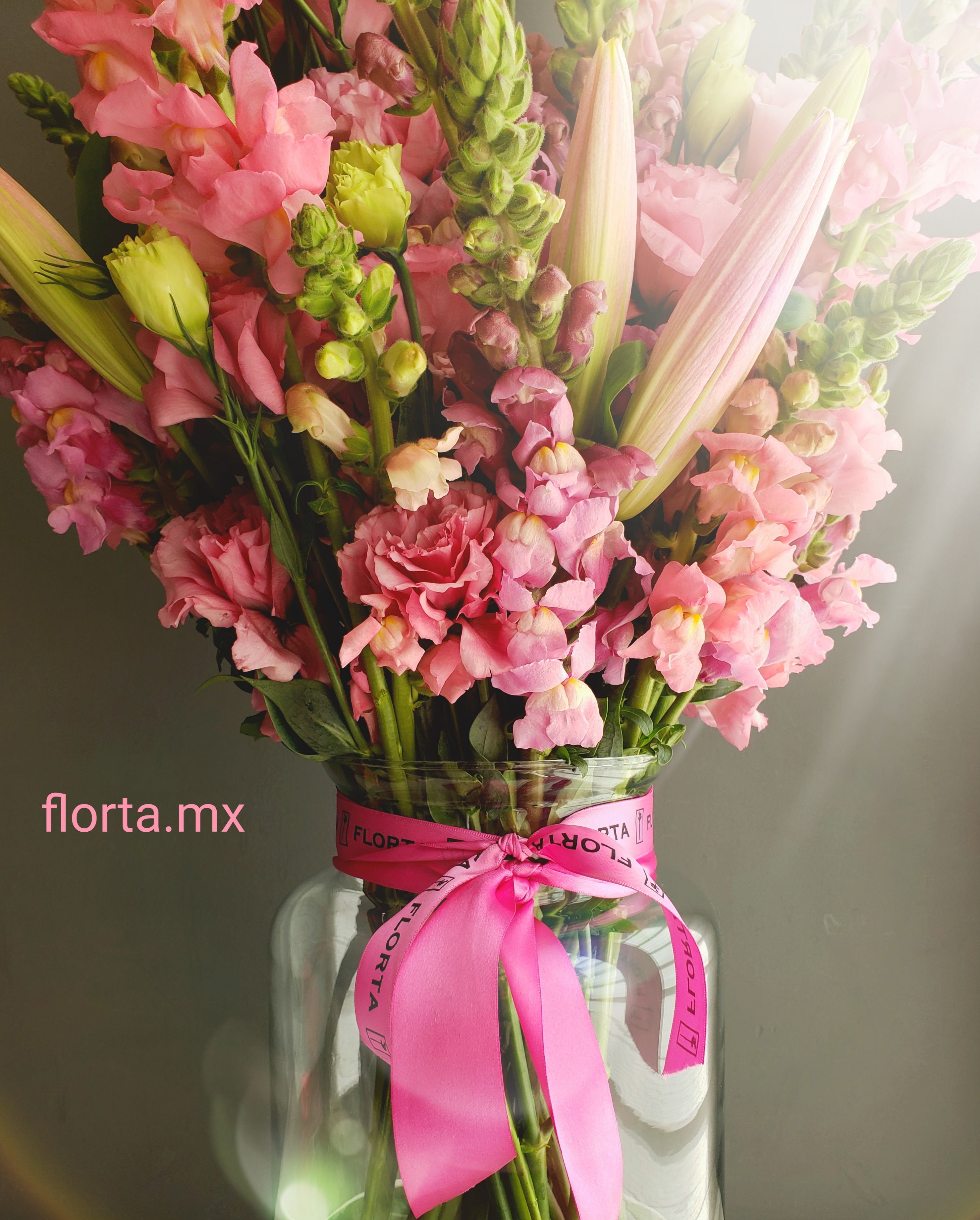 Jarrón Extra Grande Rosado